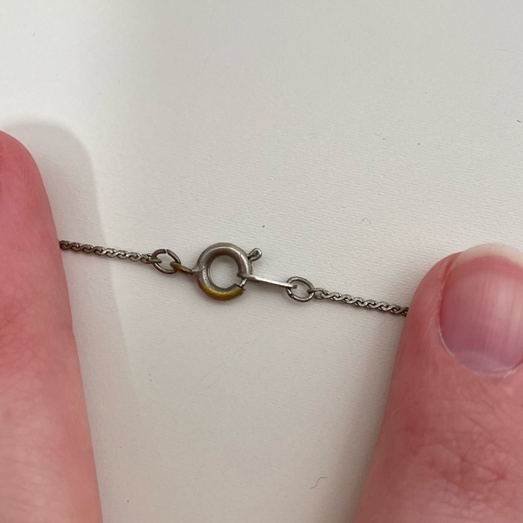 Vintage CLOISONNÉ Butterfly Spring Floral Pastel Fairy Cottage Core Necklace - Picture 7 of 9